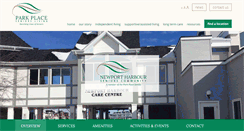 Desktop Screenshot of newportharbourcarecentre.com